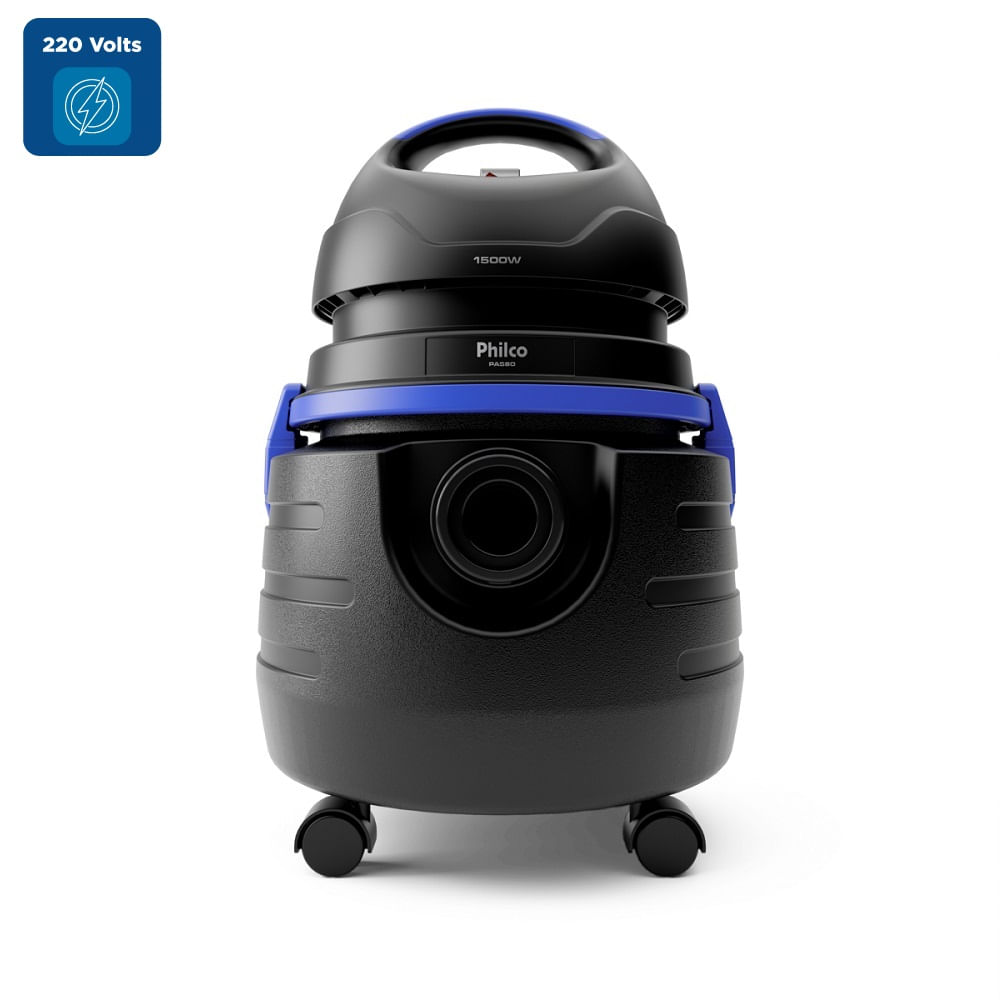 Aspirador de Água e Pó Philco 20 Litros Preto e Azul PAS80 – 220 Volts - Imagem 3