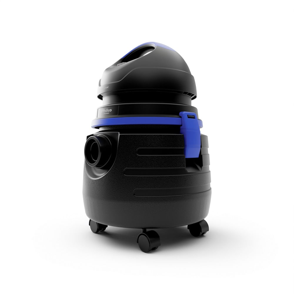 Aspirador de Água e Pó Philco 20 Litros Preto e Azul PAS80 – 220 Volts - Imagem 4