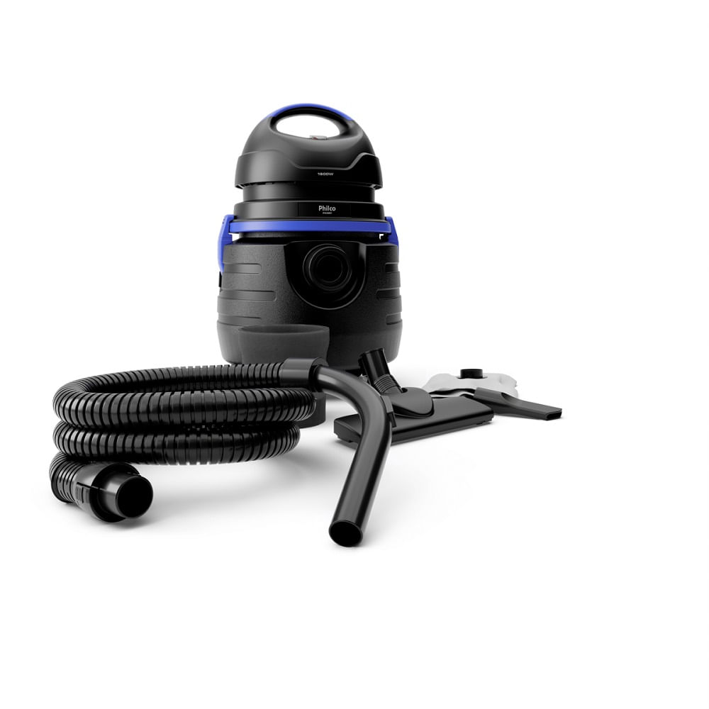 Aspirador de Água e Pó Philco 20 Litros Preto e Azul PAS80 – 220 Volts - Imagem 11