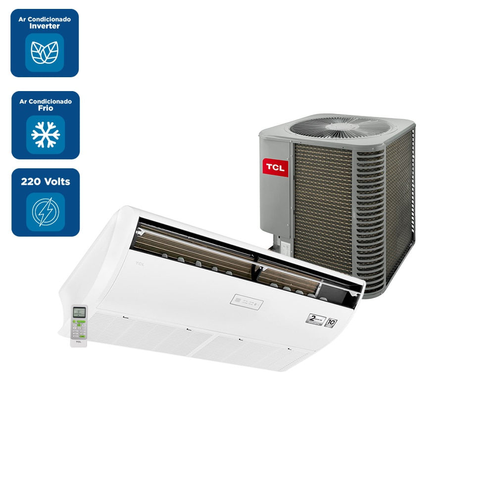 Ar Condicionado Split Piso Teto Inverter TCL 55000 BTU/h Frio TAC55CSGCFNV – 220 Volts - Imagem 2
