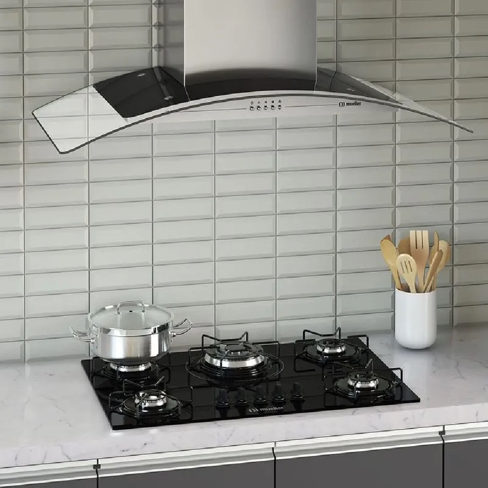 Cooktop a Gás Mueller 5 Bocas Tripla Chama Preto MCG135BG1 – Bivolt - Imagem 9