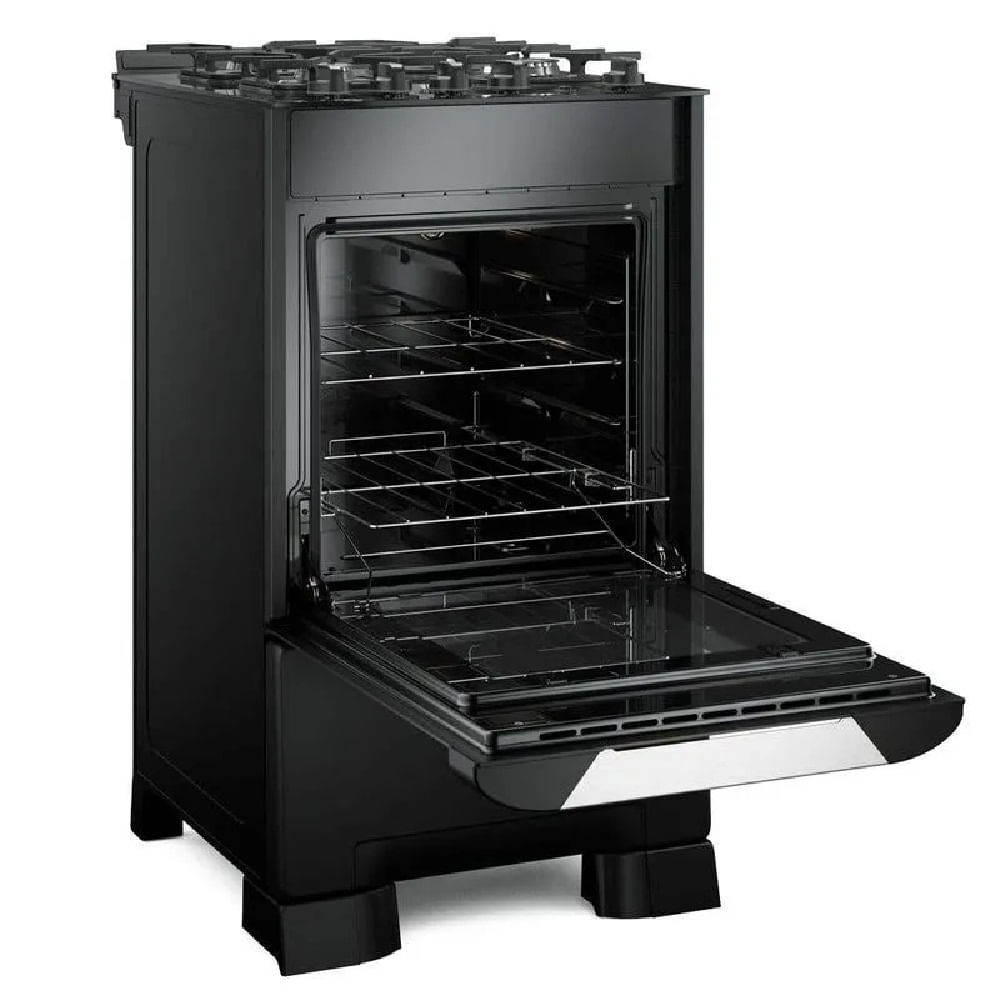 Fogão Mueller 4 Bocas Decorato Vetro Preto - Bivolt - Imagem 4