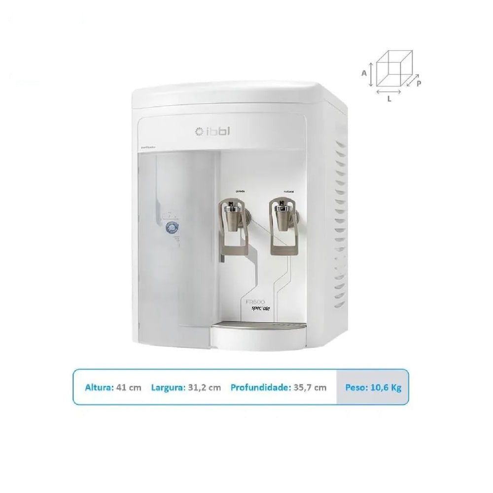 Purificador de Água IBBL Speciale FR600 Branco - 127 Volts - Imagem 3