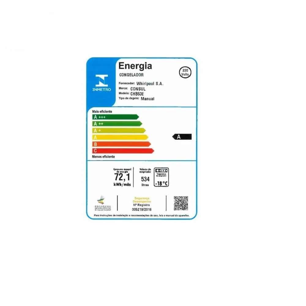 Freezer Horizontal Consul 534 Litros CHB53EBBNA - 220 volts - Imagem 4