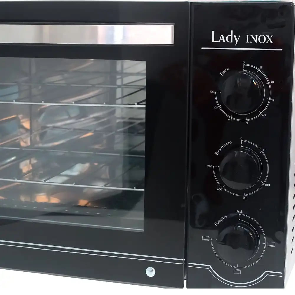 Forno Elétrico Safanelli 45 Litros Lady Com Migalheiro Inox FLP127 – 127 Volts - Imagem 5