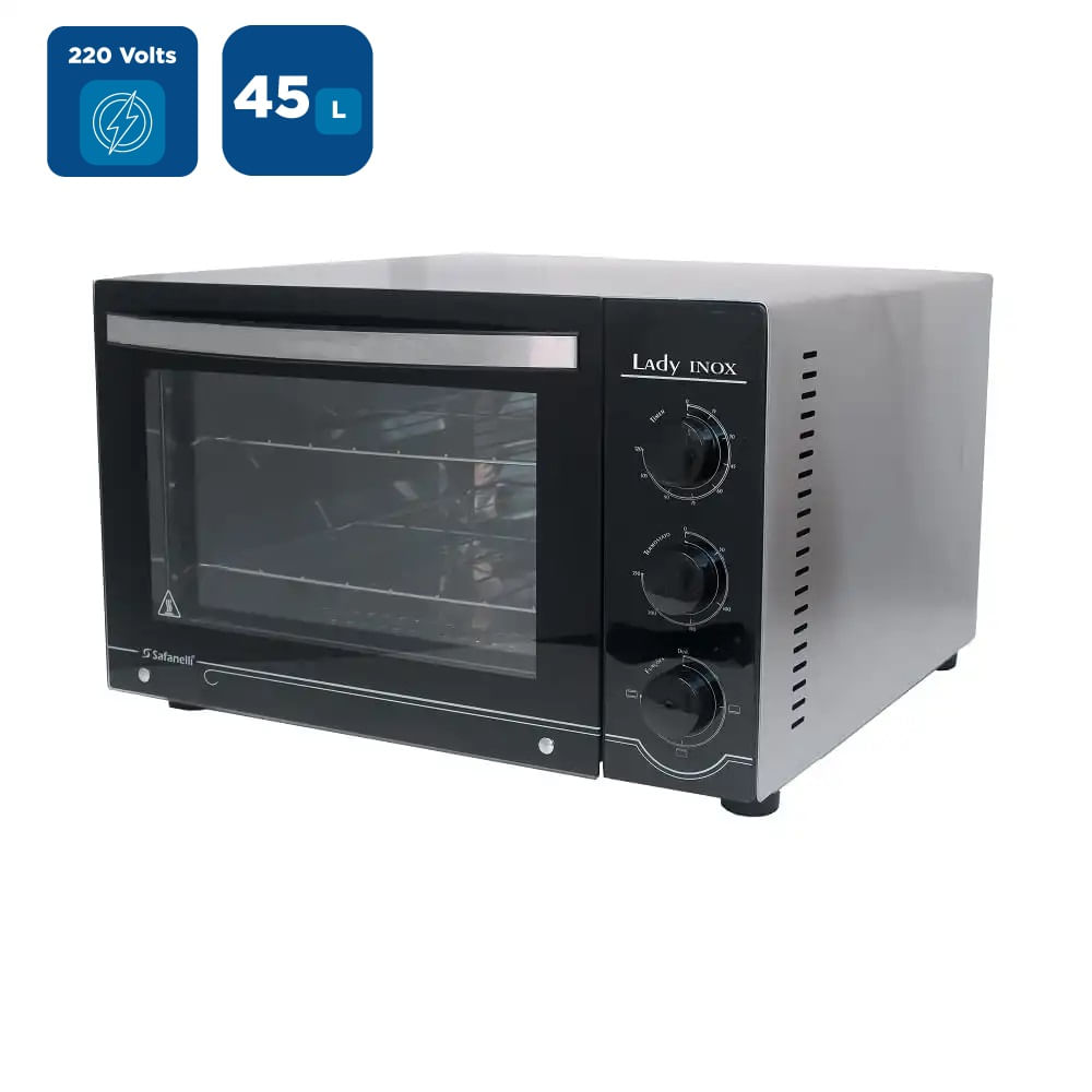 Forno Elétrico Safanelli 45 Litros Lady Com Migalheiro Inox FLP220 – 220 Volts - Imagem 2