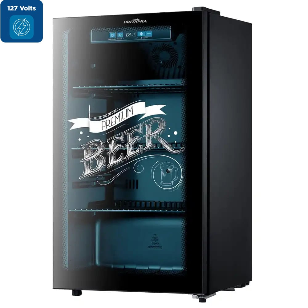 Cervejeira Britânia 96 Litros 3 em 1 Preta BCV130P – 127 Volts - Imagem 2