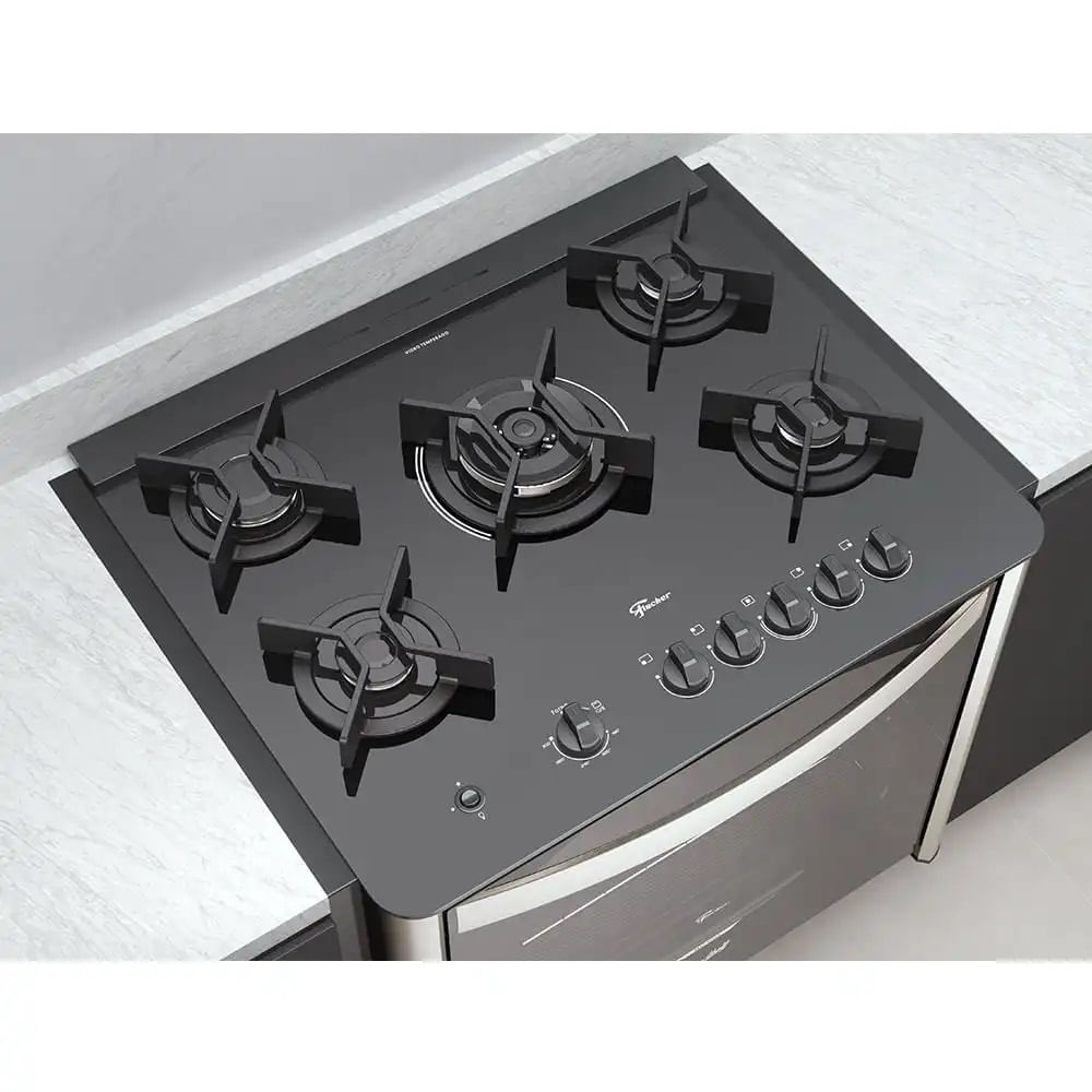 Fogão de Embutir Fischer 5 Bocas Gran Cheff - 220 Volts - Imagem 7