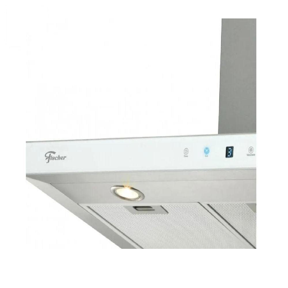 Coifa de Parede Fischer Infinity 90cm Vidro Branco – 127 Volts - Imagem 4