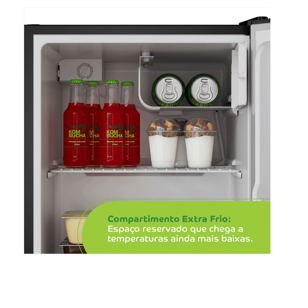 Frigobar Consul 47 Litros Preto CRC04AE – 127 Volts - Imagem 8