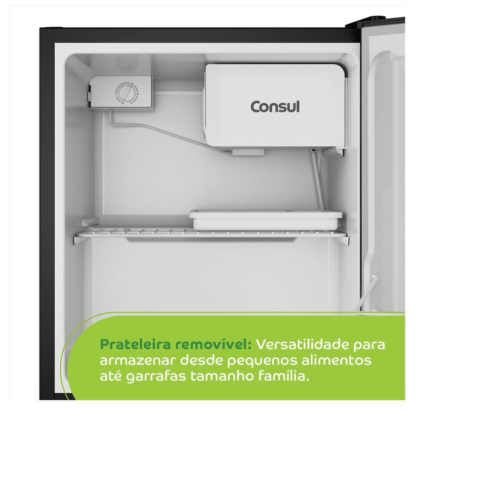 Frigobar Consul 47 Litros Preto CRC04AE – 127 Volts - Imagem 10