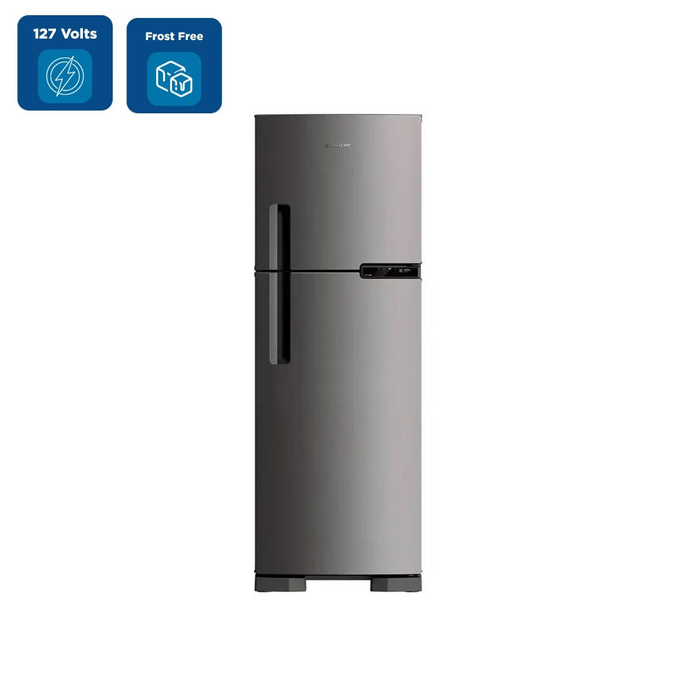 Refrigerador Brastemp Frost Free 375 Litros Duplex com Compartimento Extrafrio Inox BRM44HK - 127 Volts - Imagem 2