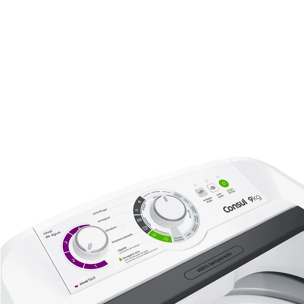 Lavadora de Roupas Consul 9Kg com Dosagem Econômica e Ciclo Edredom Branca CWB09BB – 220 Volts - Imagem 6