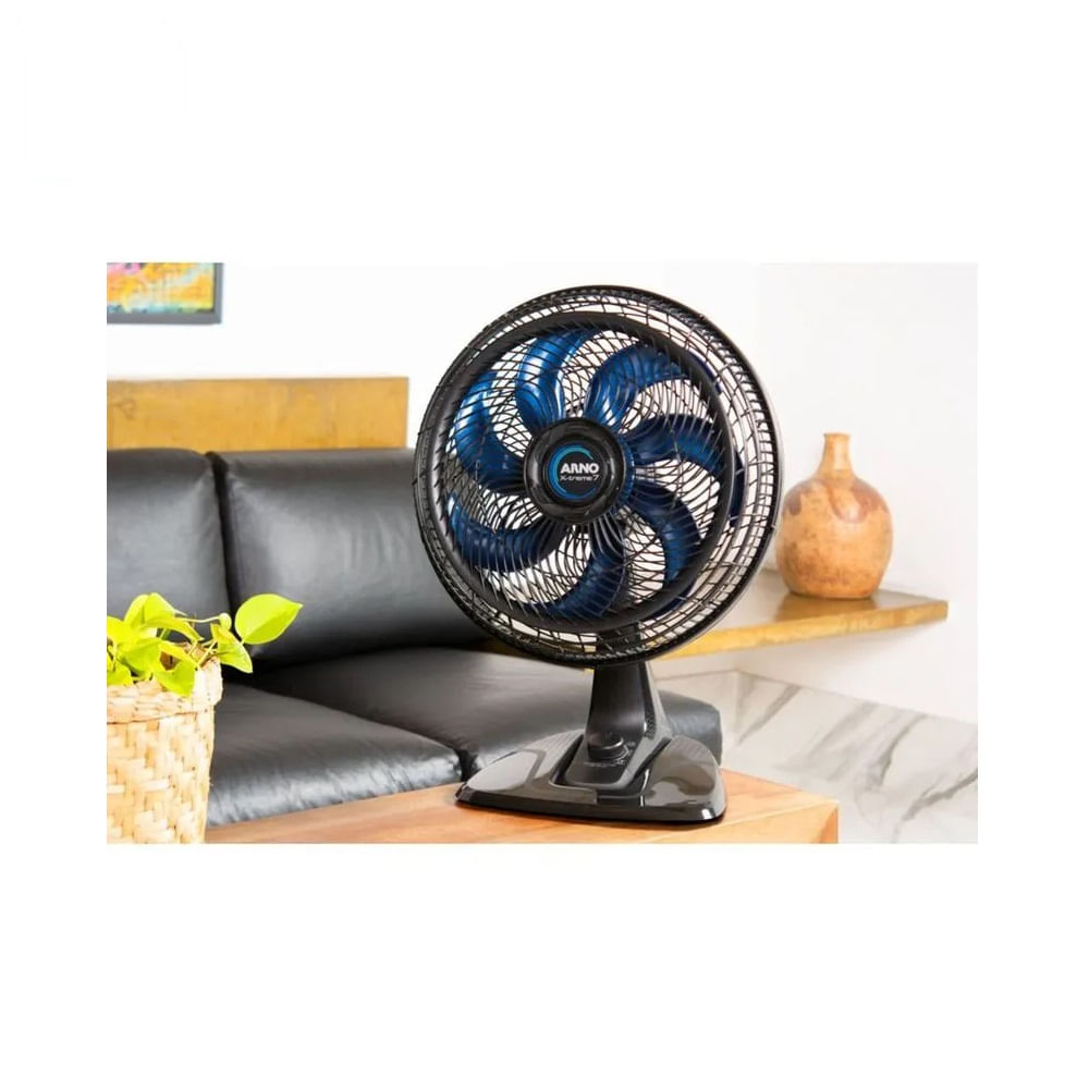 Ventilador de Mesa Arno 40cm X-Treme 7 Preto VE70 – 127 Volts - Imagem 7