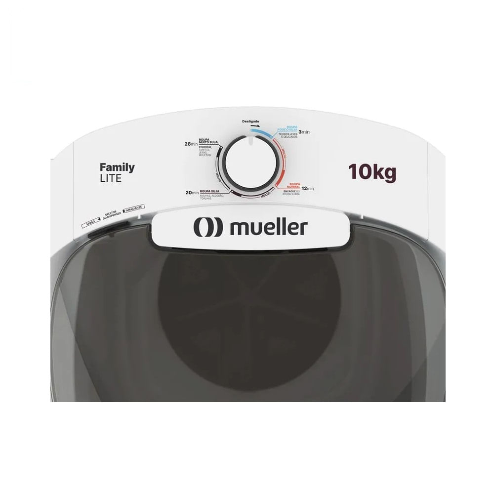 Lavadora de Roupas Mueller Family Lite 10 Kg Branca – 220 Volts - Imagem 8