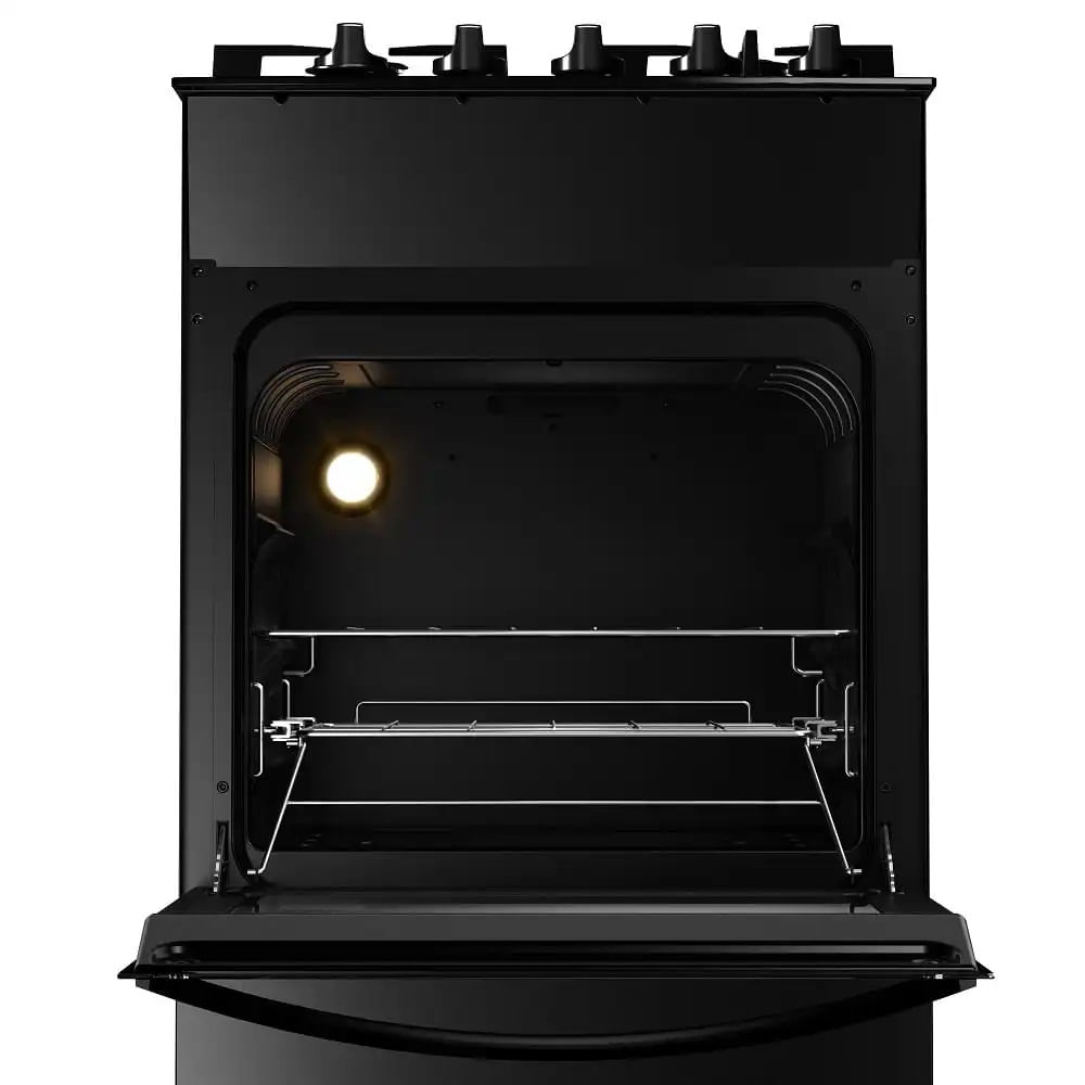 Fogão de Piso Brastemp 4 Bocas Com Mesa De Vidro E Dupla Chama Preto BFO4XAE - Bivolt - Imagem 5