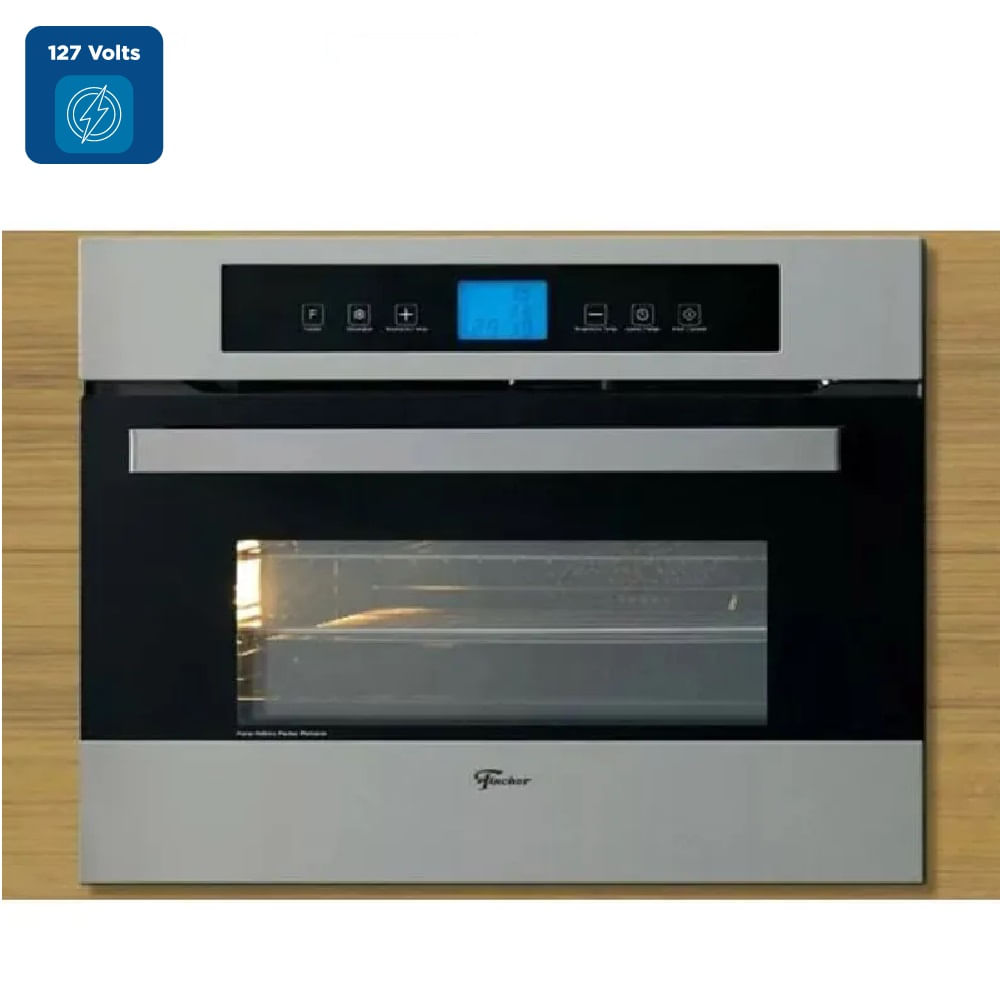 Forno Elétrico Embutir Fischer 43 Litros Platinium Inox – 127 Volts - Imagem 2
