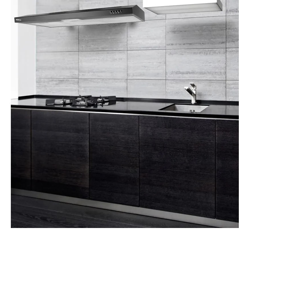 Depurador de Ar Philco Slim 90cm 3 Velocidades Preto PDR90P – 220 Volts - Imagem 6