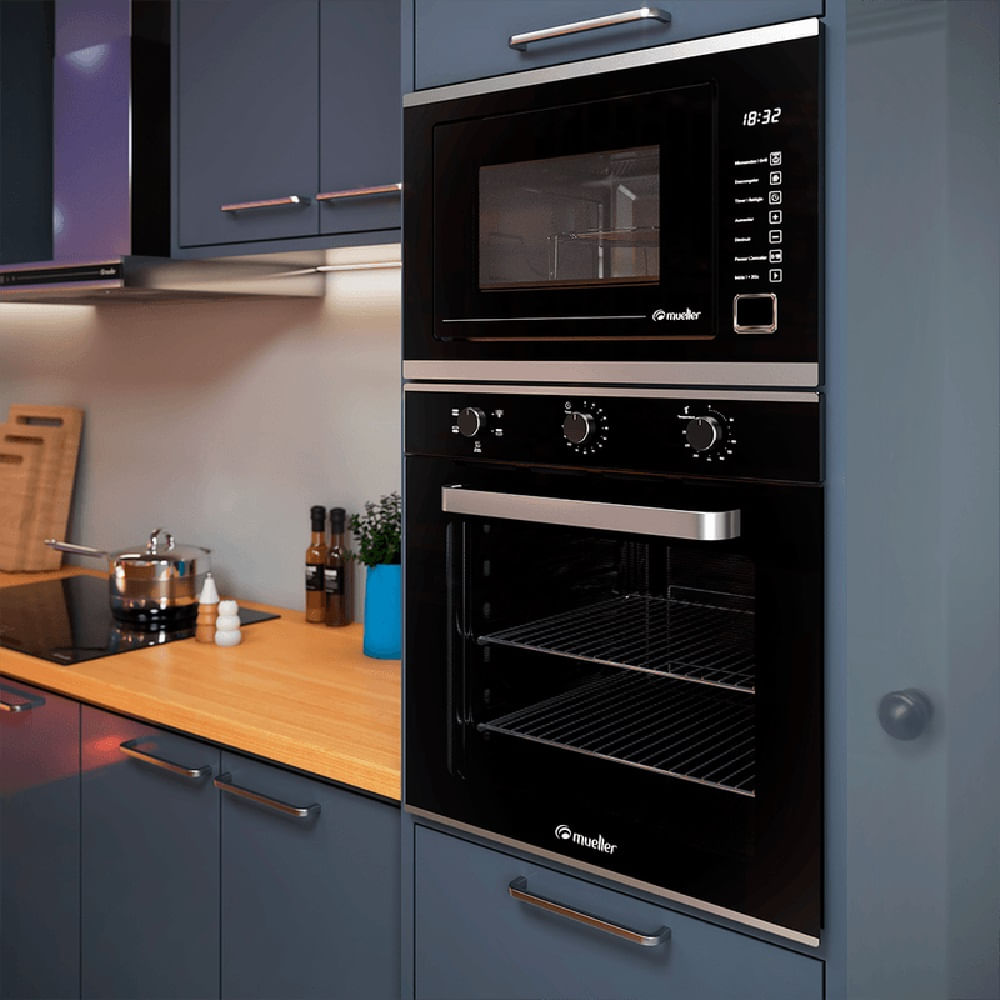 Forno Elétrico de Embutir Mueller 84 Litros Preto MFE0184G1 - 220 Volts - Imagem 6