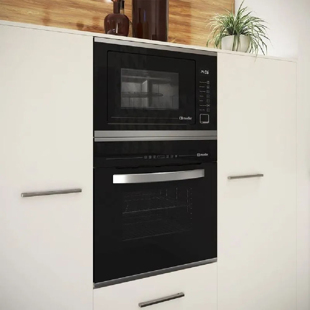Micro-ondas de Embutir Mueller 25 Litros Preto MMO0225G1 - 220 Volts - Imagem 4