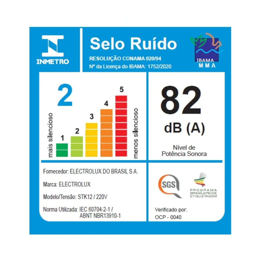 Aspirador de Pó Vertical Electrolux 2 em 1 Preto STK12 – 220 Volts - Imagem 9