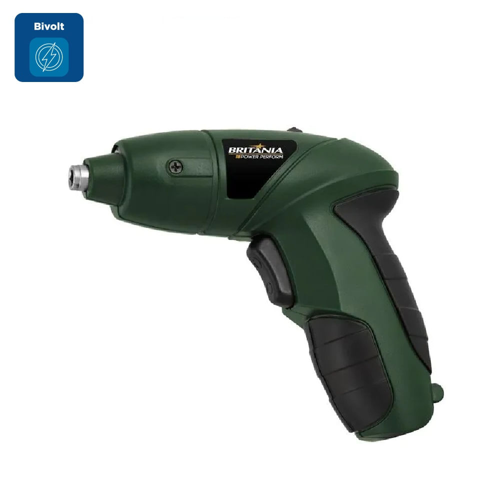 Parafusadeira Britânia 4,8V Verde BPF01 – Bivolt - Imagem 2