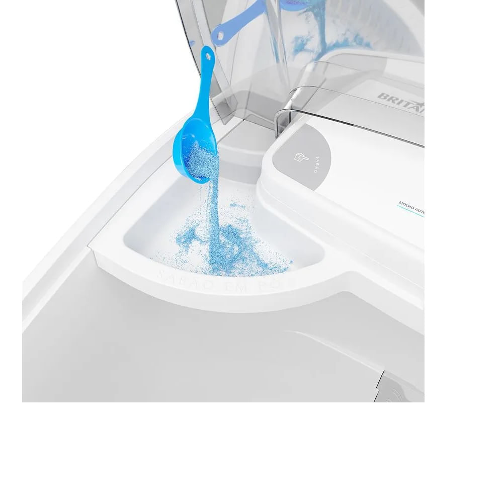 Lavadora de Roupas Britânia 20Kg Semiautomática Branca BLR04 – 220 Volts - Imagem 5