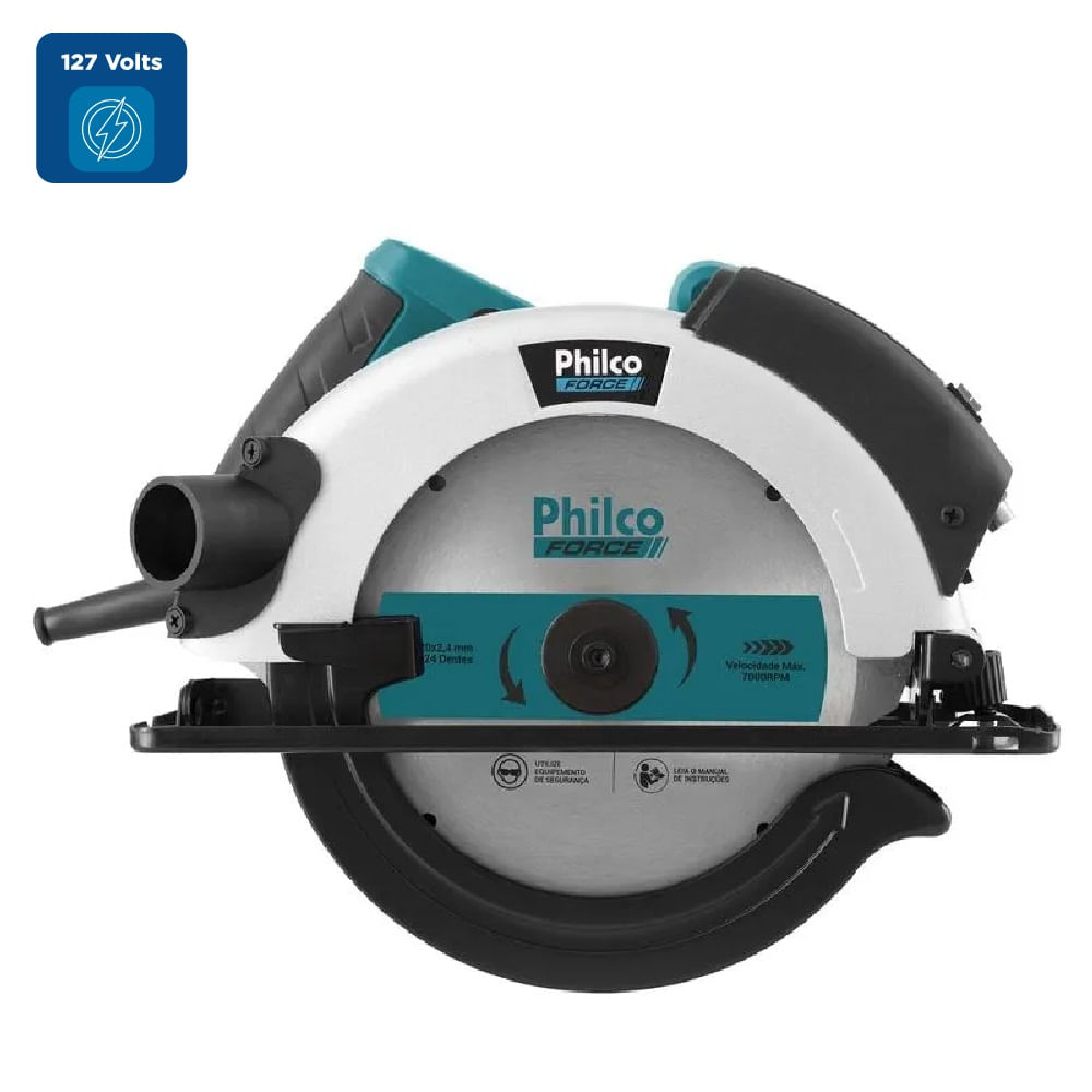 Serra Circular Philco com Disco de Corte Azul PSC01 – 127 Volts - Imagem 2