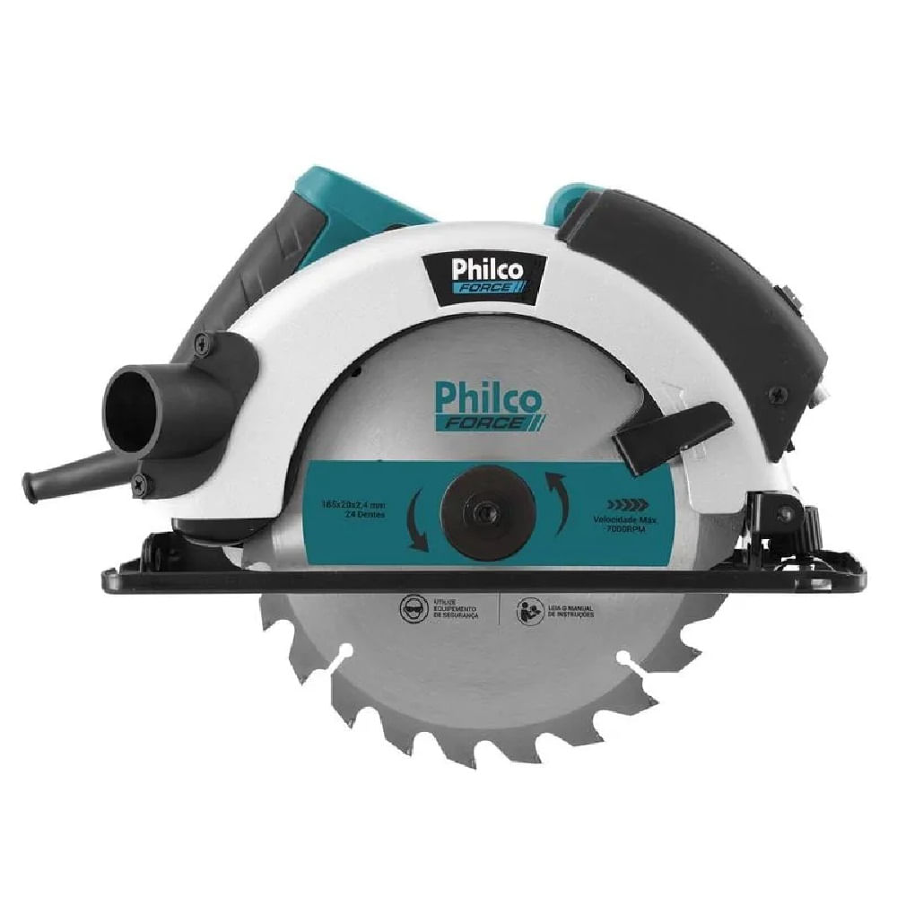 Serra Circular Philco com Disco de Corte Azul PSC01 – 127 Volts - Imagem 3