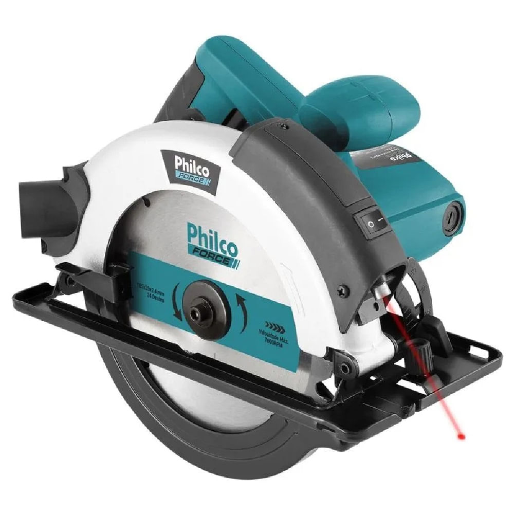 Serra Circular Philco com Disco de Corte Azul PSC01 – 127 Volts - Imagem 5