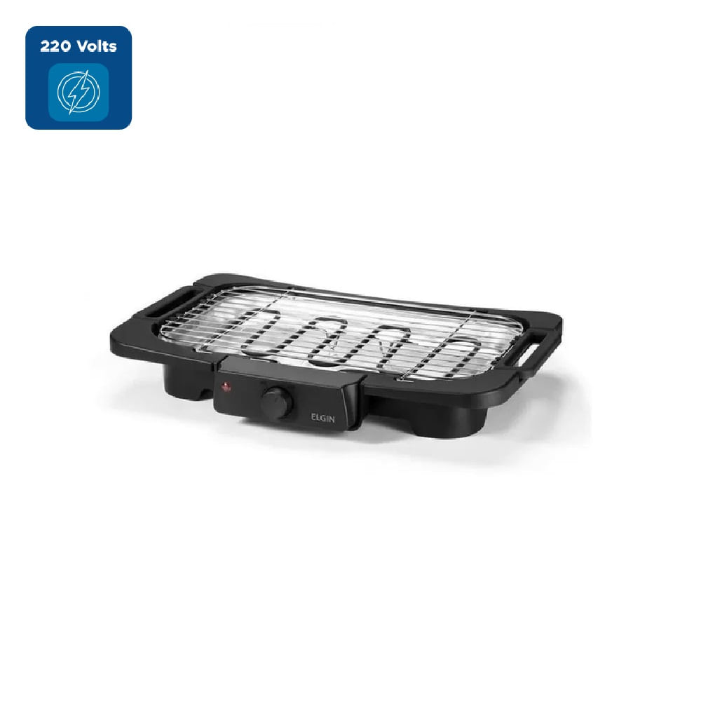 Churrasqueira Elétrica Elgin 2000W Preta – 220 Volts - Imagem 2