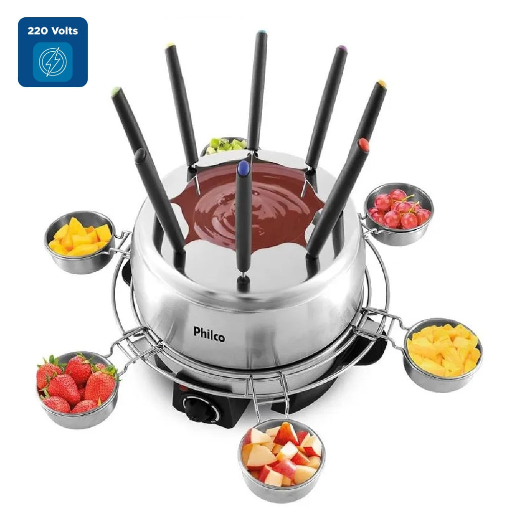 Panela de Fondue Philco 2,3 Litros Prata PPE03I – 220 Volts - Imagem 2