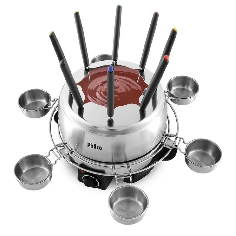 Panela de Fondue Philco 2,3 Litros Prata PPE03I – 220 Volts - Imagem 3