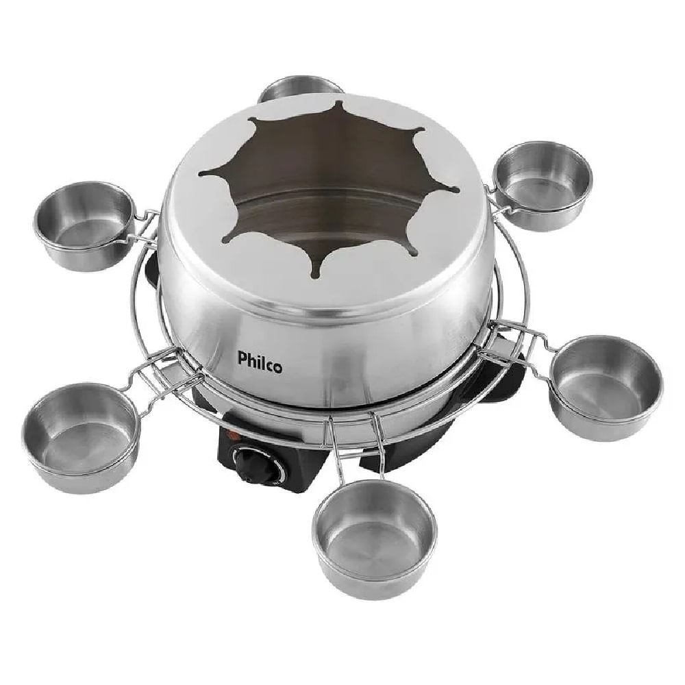 Panela de Fondue Philco 2,3 Litros Prata PPE03I – 220 Volts - Imagem 4