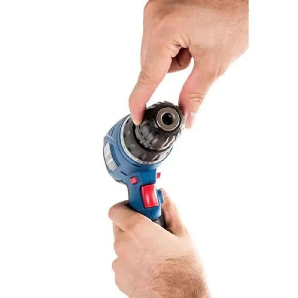 Parafusadeira Tramontina 3/8" para Uso Profissional com Velocidade Variável e Sistema de Reversão Azul – 220 Volts - Imagem 4