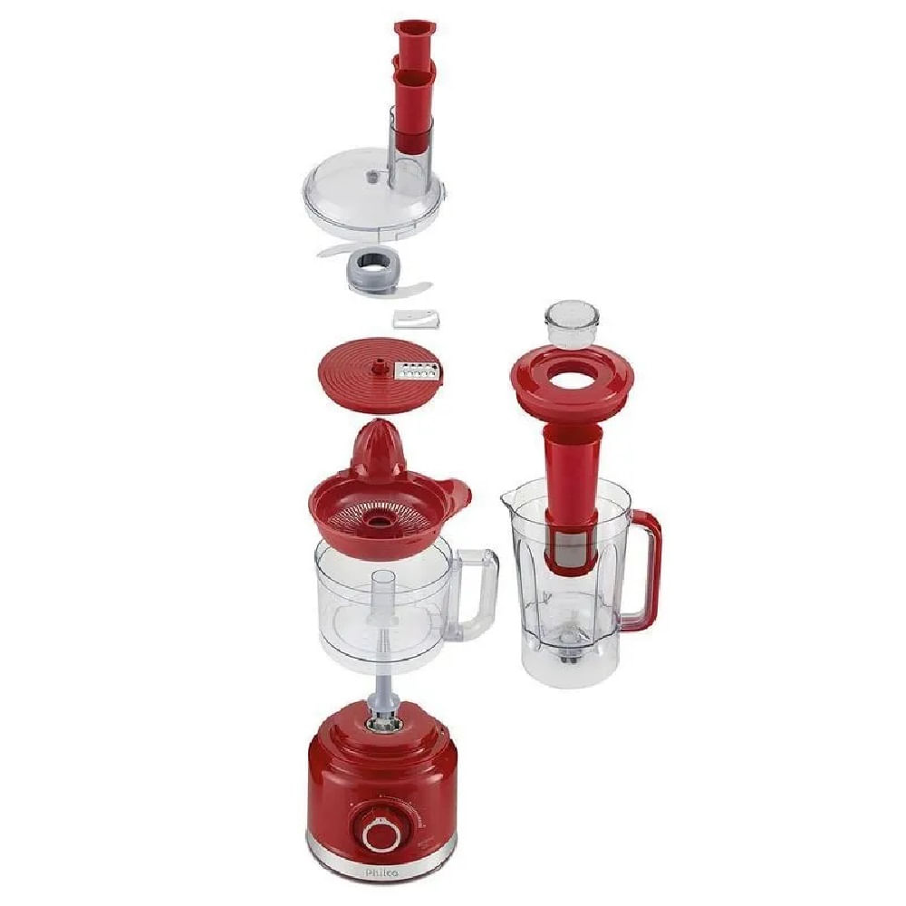 Multiprocessador Philco Turbo Vermelho PMP1500V - 220 Volts - Imagem 6