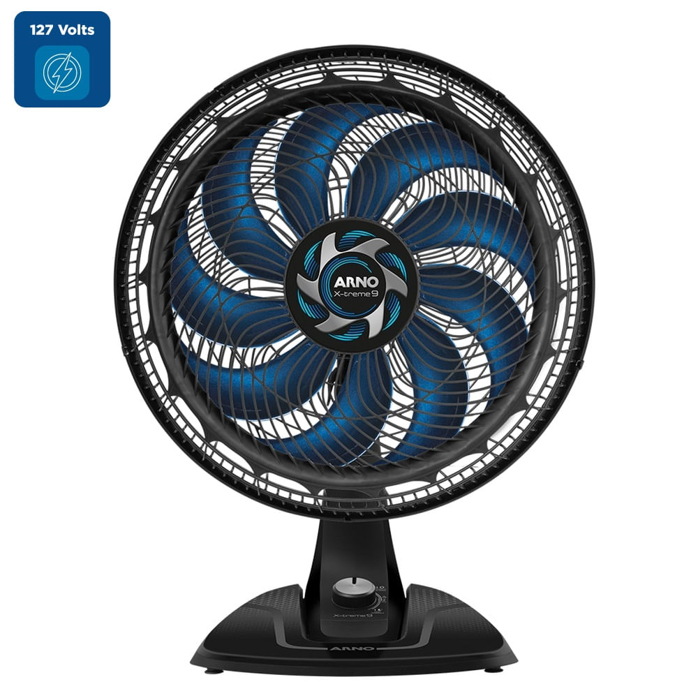 Ventilador de Mesa Arno 40cm X-Treme 9 Preto VE90 – 127 Volts - Imagem 2