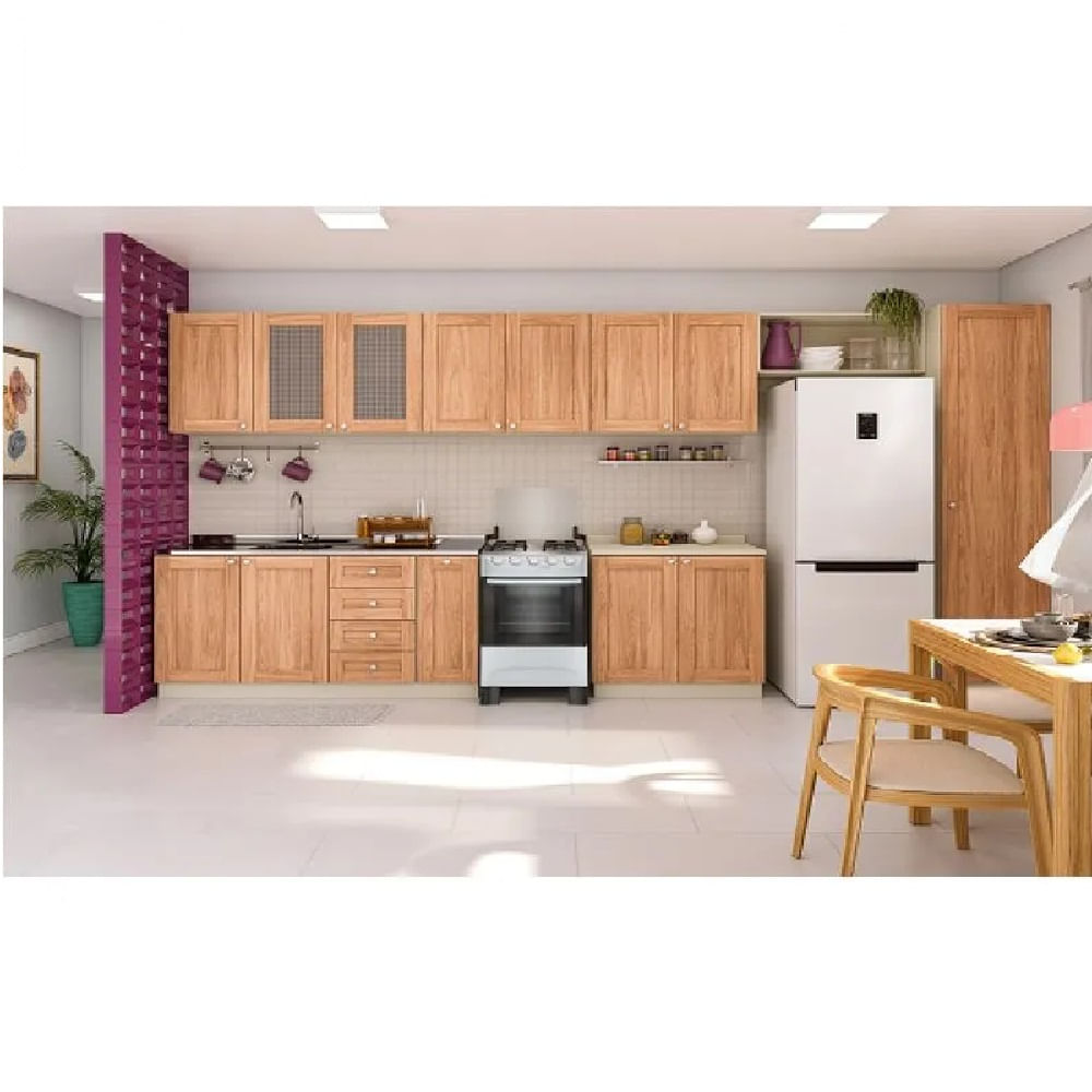 Fogão de Piso Mueller 4 Bocas Mesa Inox Branco MFI4BA - Imagem 8