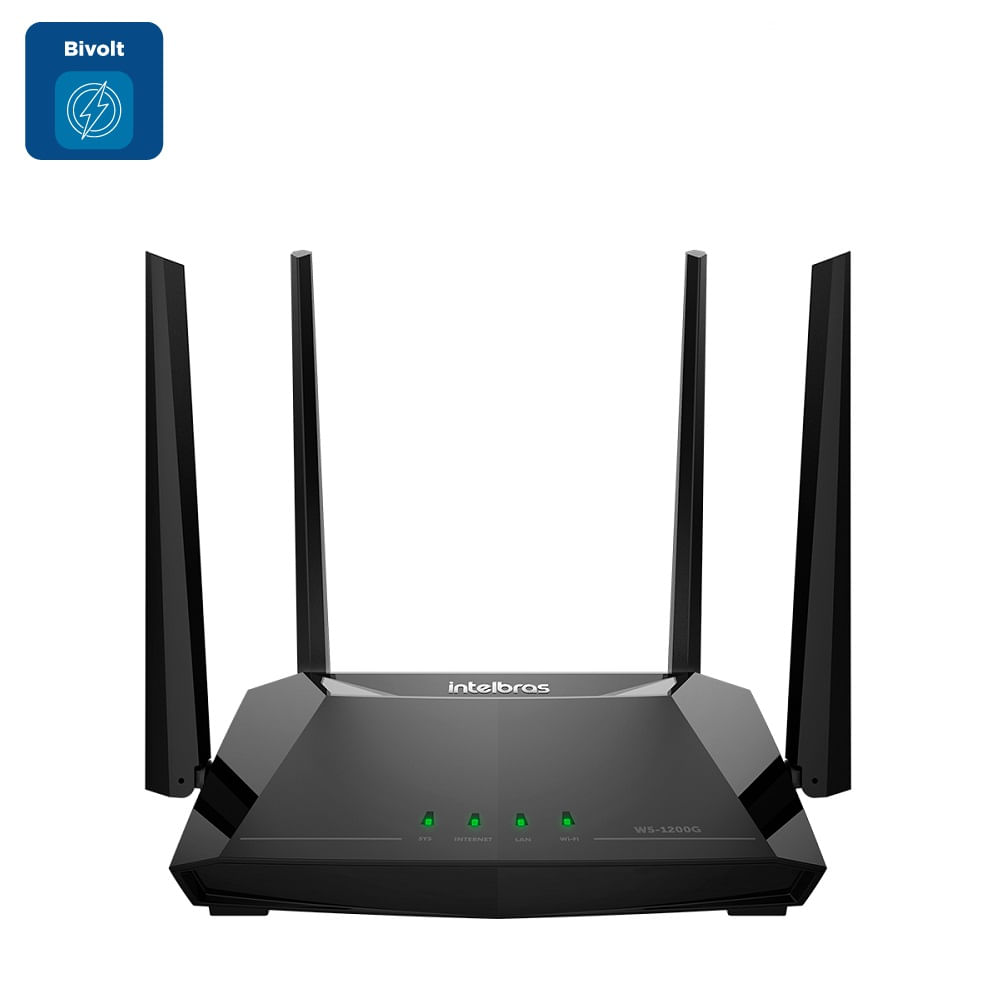 Roteador Wireless Intelbras Preto Wiforce W51200G – Bivolt 2 - Imagem 2