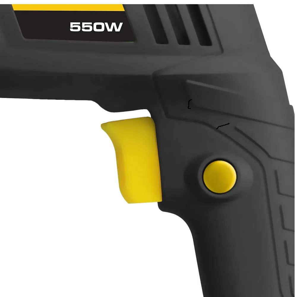 Furadeira Elétrica de Impacto Hammer 550W Preta FI-1000 – 127 Volts - Imagem 4