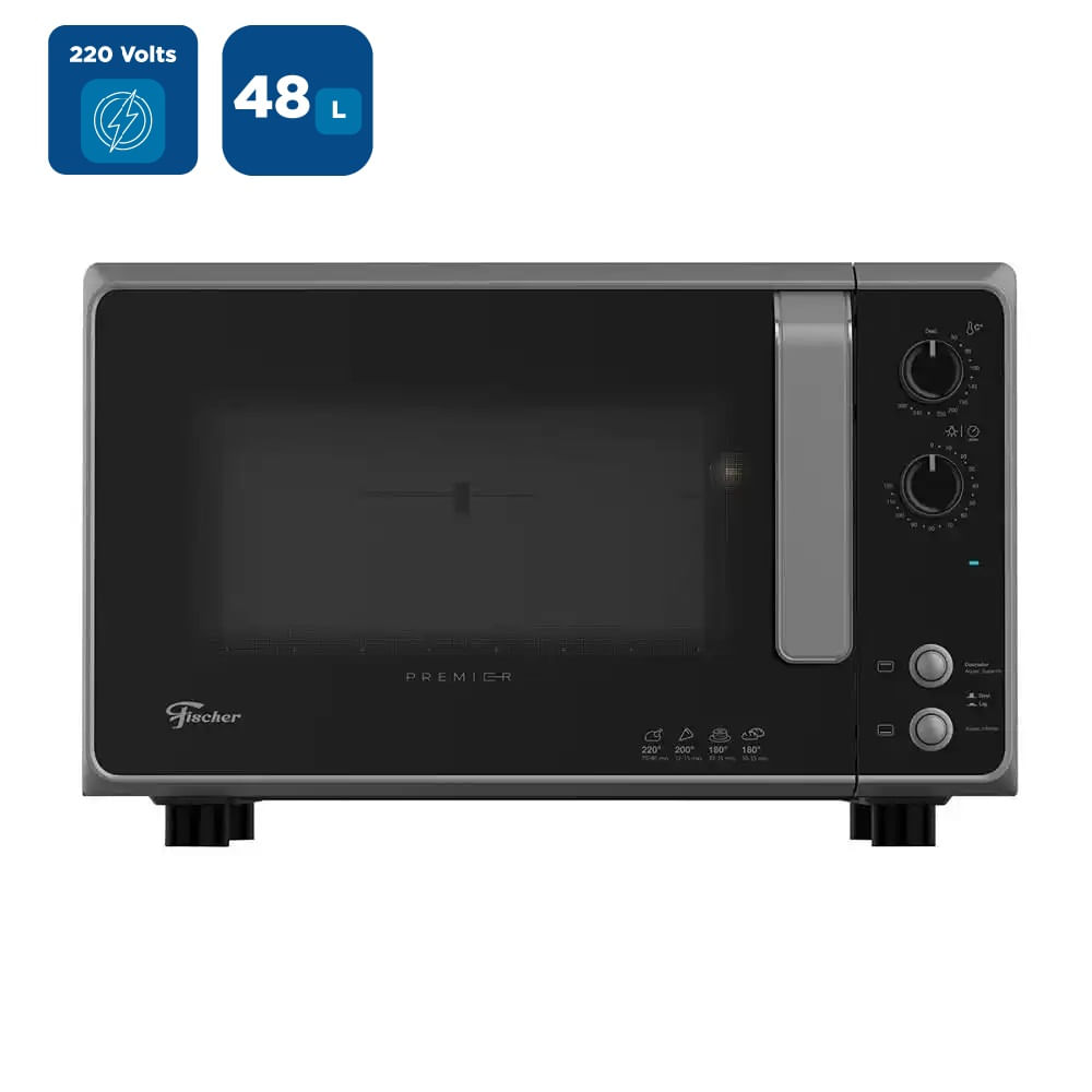 Forno Elétrico Fischer 48 Litros Premier Prata - 220 Volts - Imagem 2