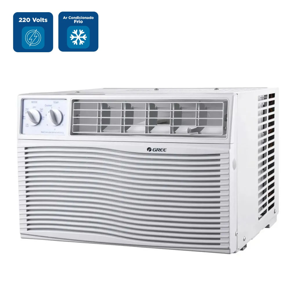 Ar Condicionado Janela Gree 18000 BTU/h Frio Mecânico GJC18BM-D3NMND2A - 220 Volts - Imagem 2