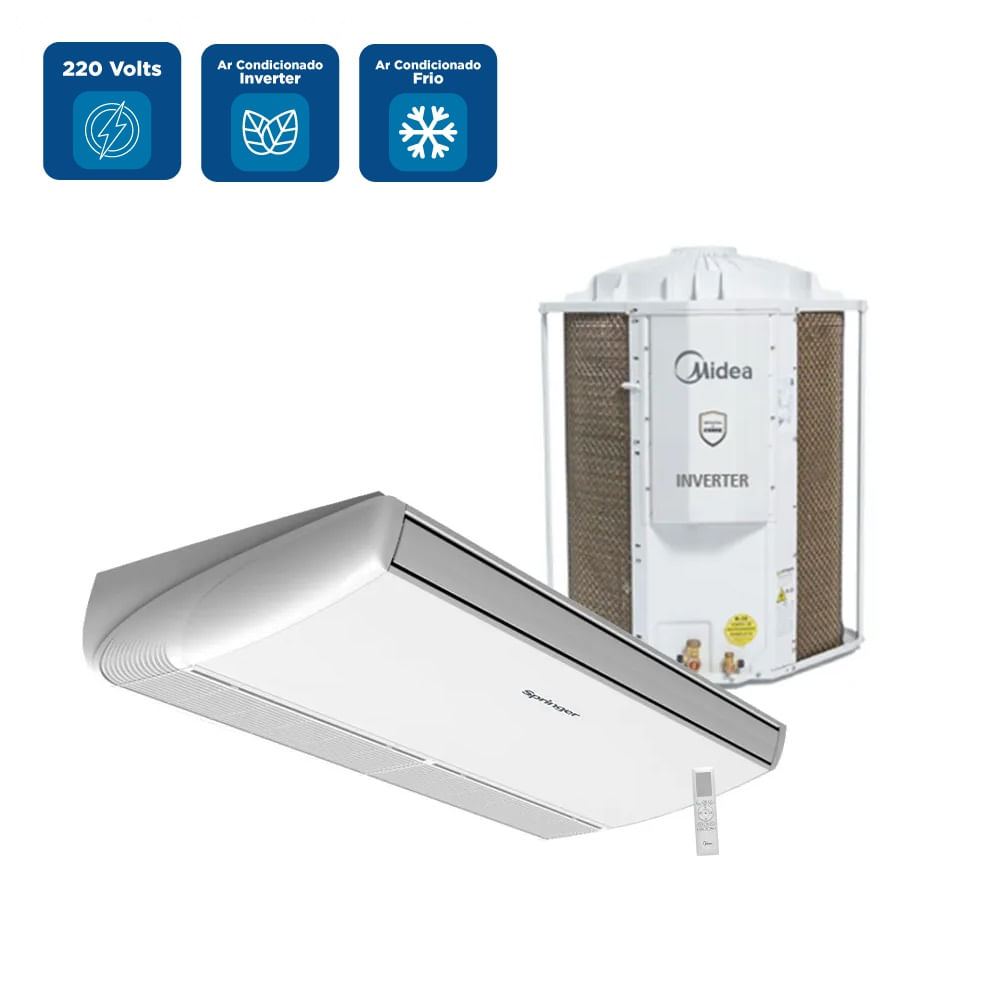 Ar Condicionado Split Teto Midea 36000 BTU/h Frio Monofásico 38CCVD36515MM – 220 Volts - Imagem 2