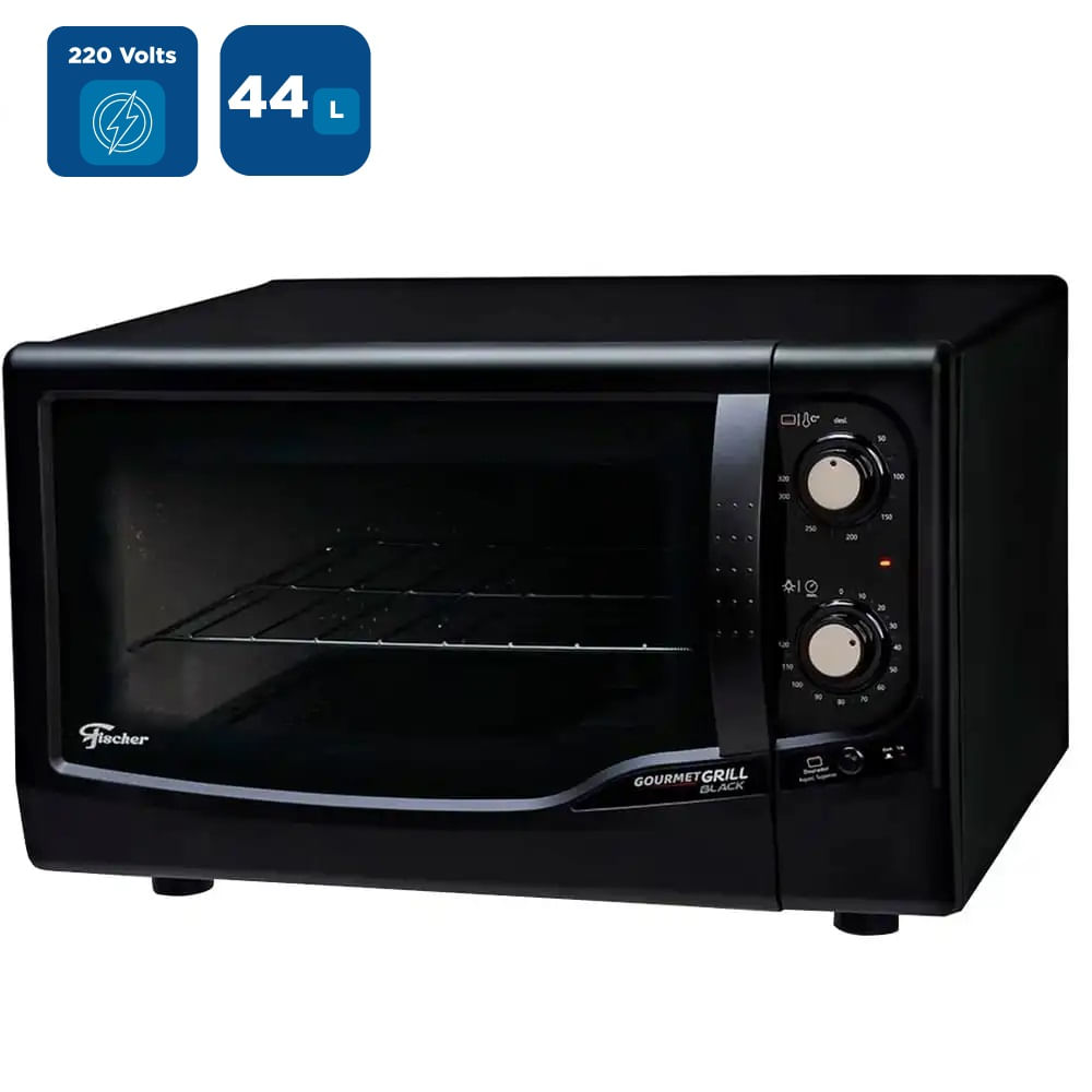 Forno Elétrico Fischer 44 Litros Gourmet Grill Preto - 220 Volts - Imagem 2