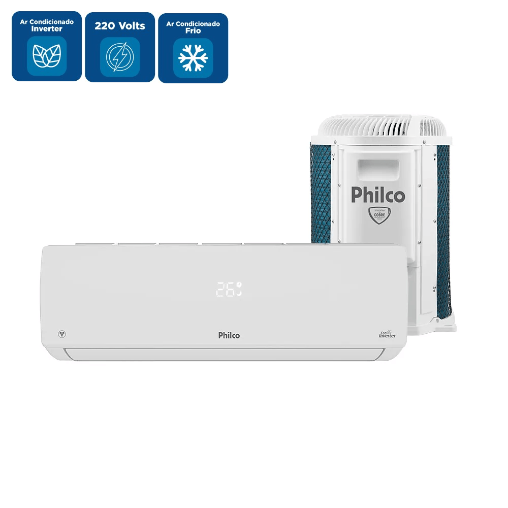 Ar Condicionado Split Hi Wall Philco Inverter 24000 BTU/h Frio Monofásico PAC24000IFM15 - 220 Volts - Imagem 2