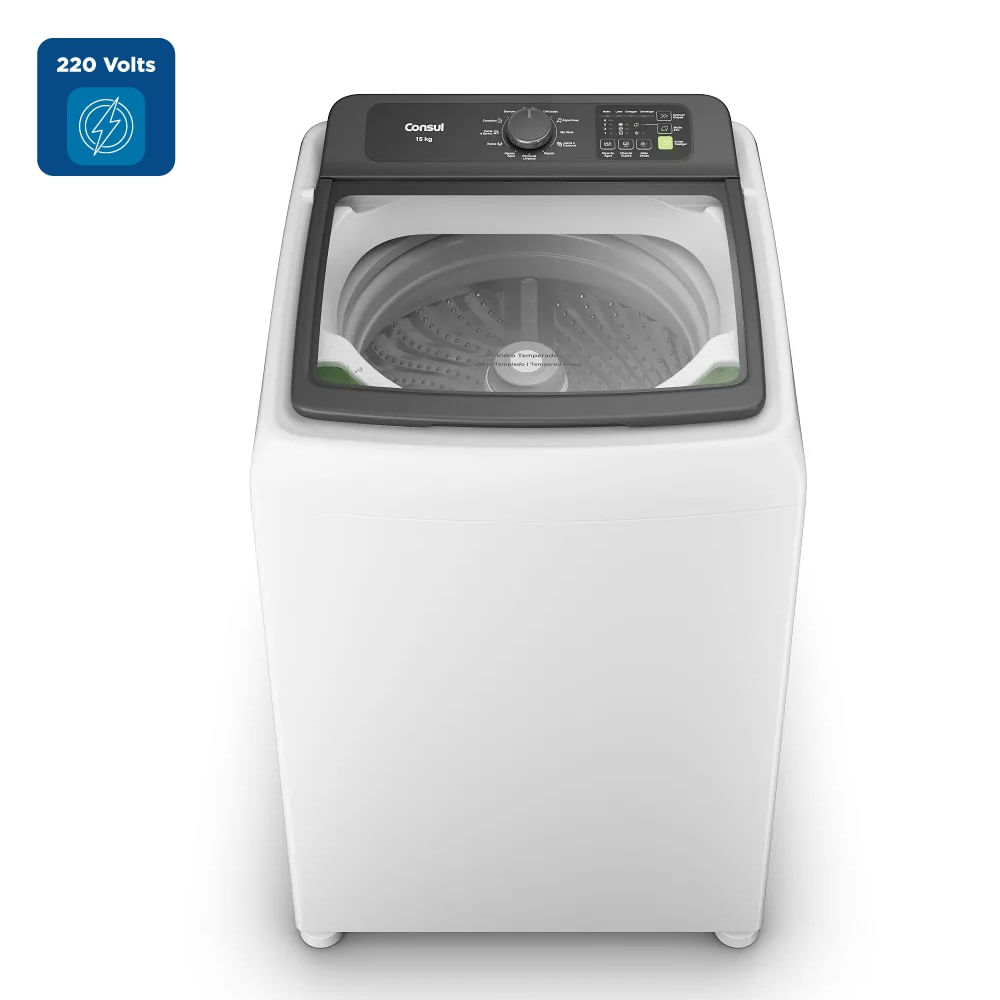 Máquina de Lavar Consul 15Kg com Modo Eco Branca CWN15ABBNA– 220 Volts - Imagem 2