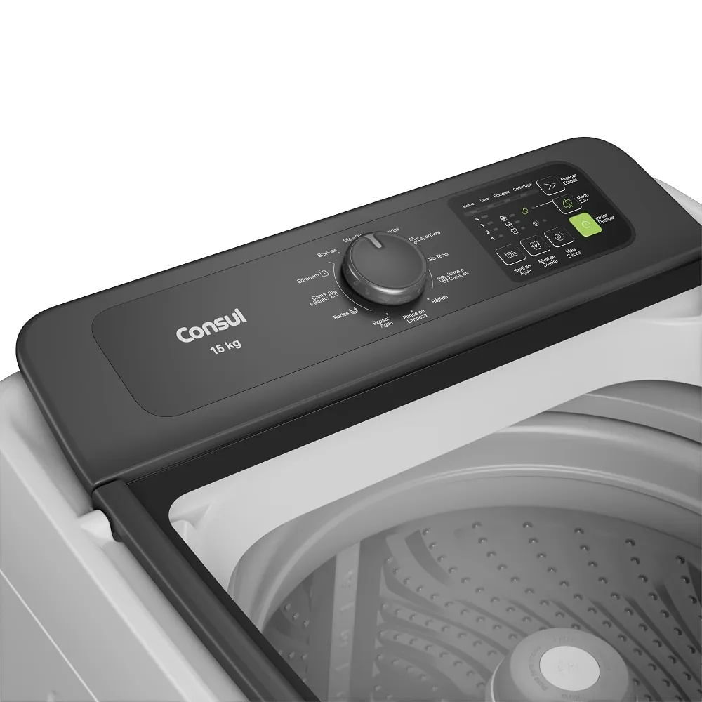 Máquina de Lavar Consul 15Kg com Modo Eco Branca CWN15ABBNA– 220 Volts - Imagem 5