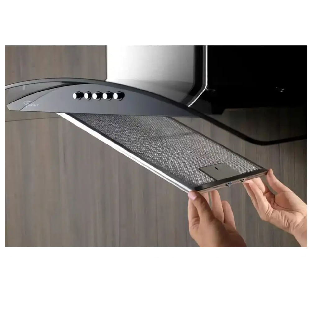 Coifa de Parede Fischer 60cm Talent Fit Inox - 127 Volts - Imagem 4