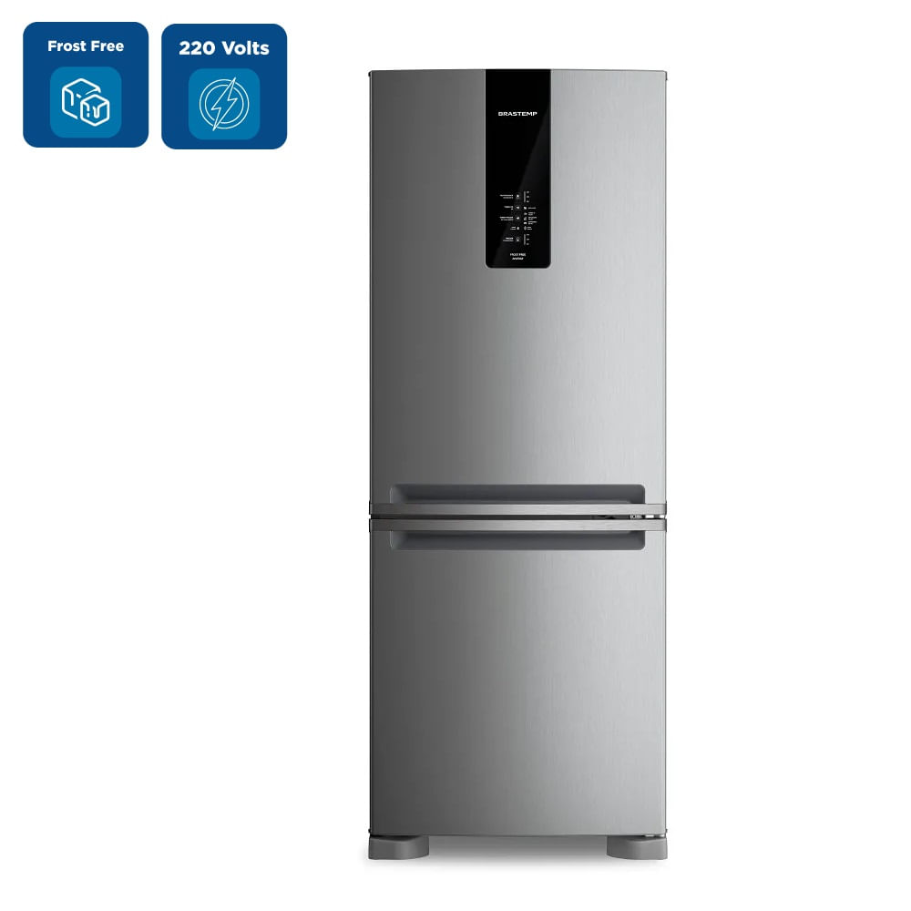 Refrigerador Brastemp 447 Litros Frost Free Inverse Inox BRE57FK – 220 Volts - Imagem 2