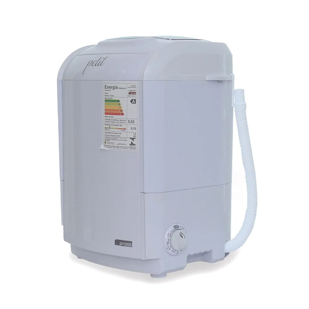 Mini Lavadora Praxis Petit 1,2Kg Branca – 127 Volts - Imagem 3